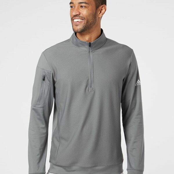 Men's Textured Quarter-Zip Pullover Thumbnail