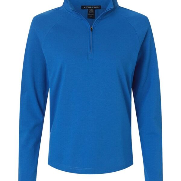 Women's Seaton Pebble Textured Quarter-Zip Pullover Thumbnail