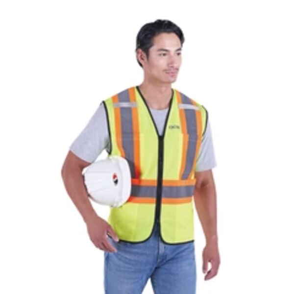 Hi-Vis Zipper Front Vest Thumbnail
