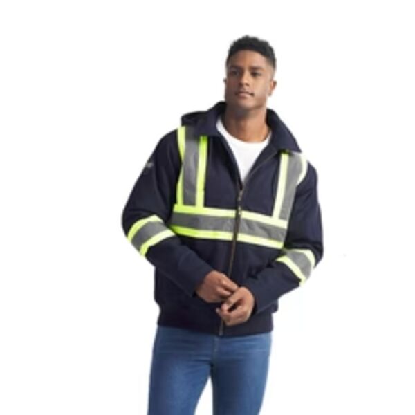 Hivis Bomber Jacket With Sherpa Lining Thumbnail
