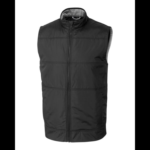 Cutter & Buck Stealth Hybrid Quilted Mens Windbreaker Vest Thumbnail