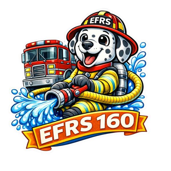 EFRS 160 Dog Vinyl Sticker Thumbnail