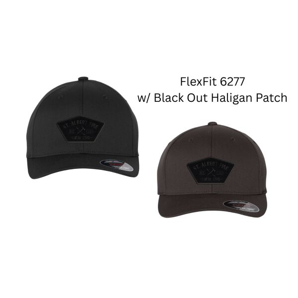 Flexfit Cotton Blend Cap w/Black Out Haligan Patch Thumbnail