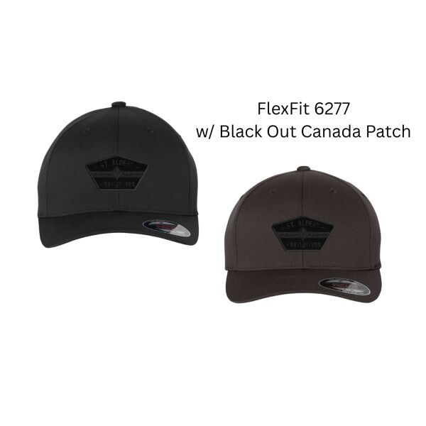 Flexfit Cotton Blend Cap w/Black Out Canada Patch Thumbnail