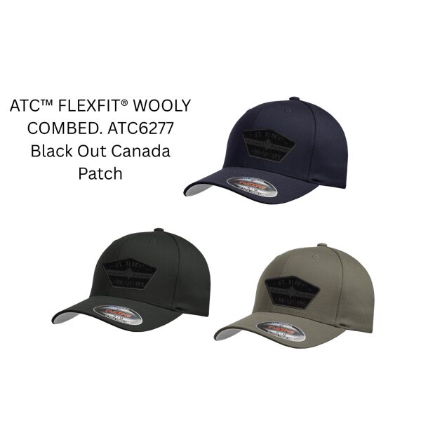 ATC™ FLEXFIT® WOOLY COMBED. ATC6277 w/ Black Out Canada Patch Thumbnail