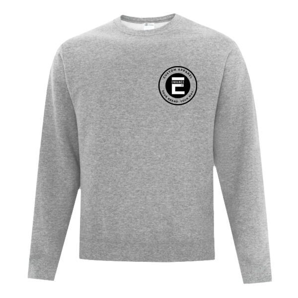 Screen Printed Left Chest - ATC Everyday Fleece Crewneck Sweatshirt Thumbnail